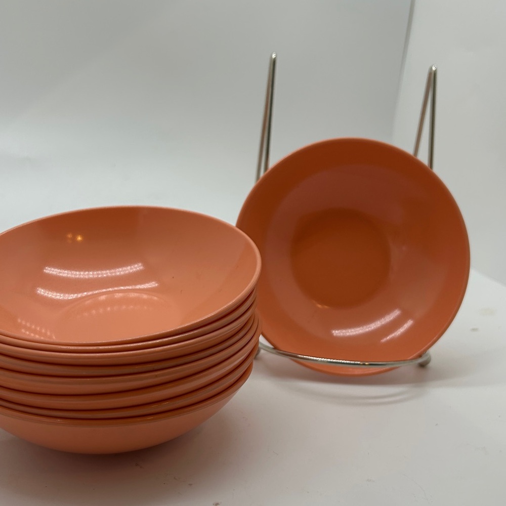 Set of 9 Melmac dessert bowls Very vintage